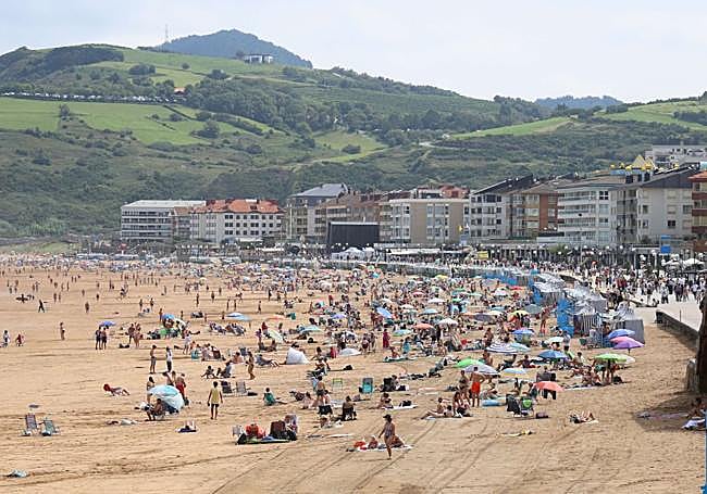 Playa de Zarautz.