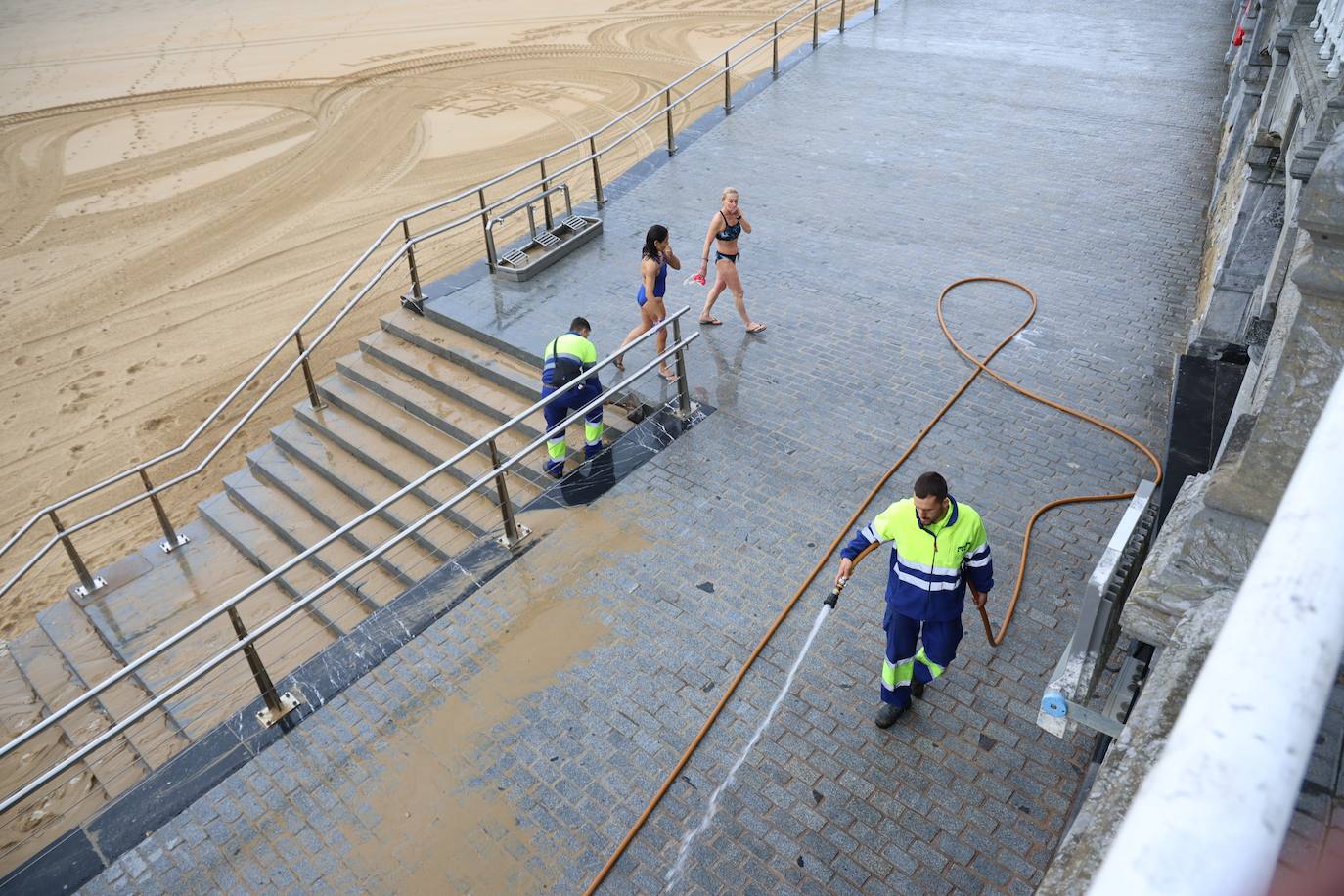 El arranque de la temporada de playas, en imágenes