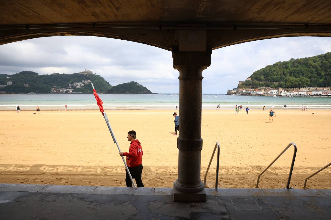 El arranque de la temporada de playas, en imágenes