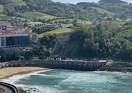 Zumaiarako bidean ere lanak burutzen ari dira gaur egun.