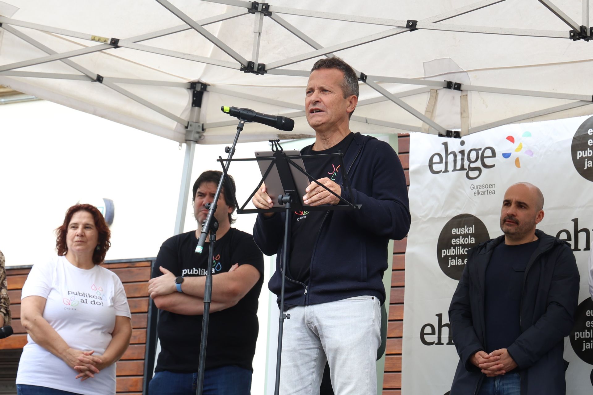 Fiesta de la escuela pública en Ordizia