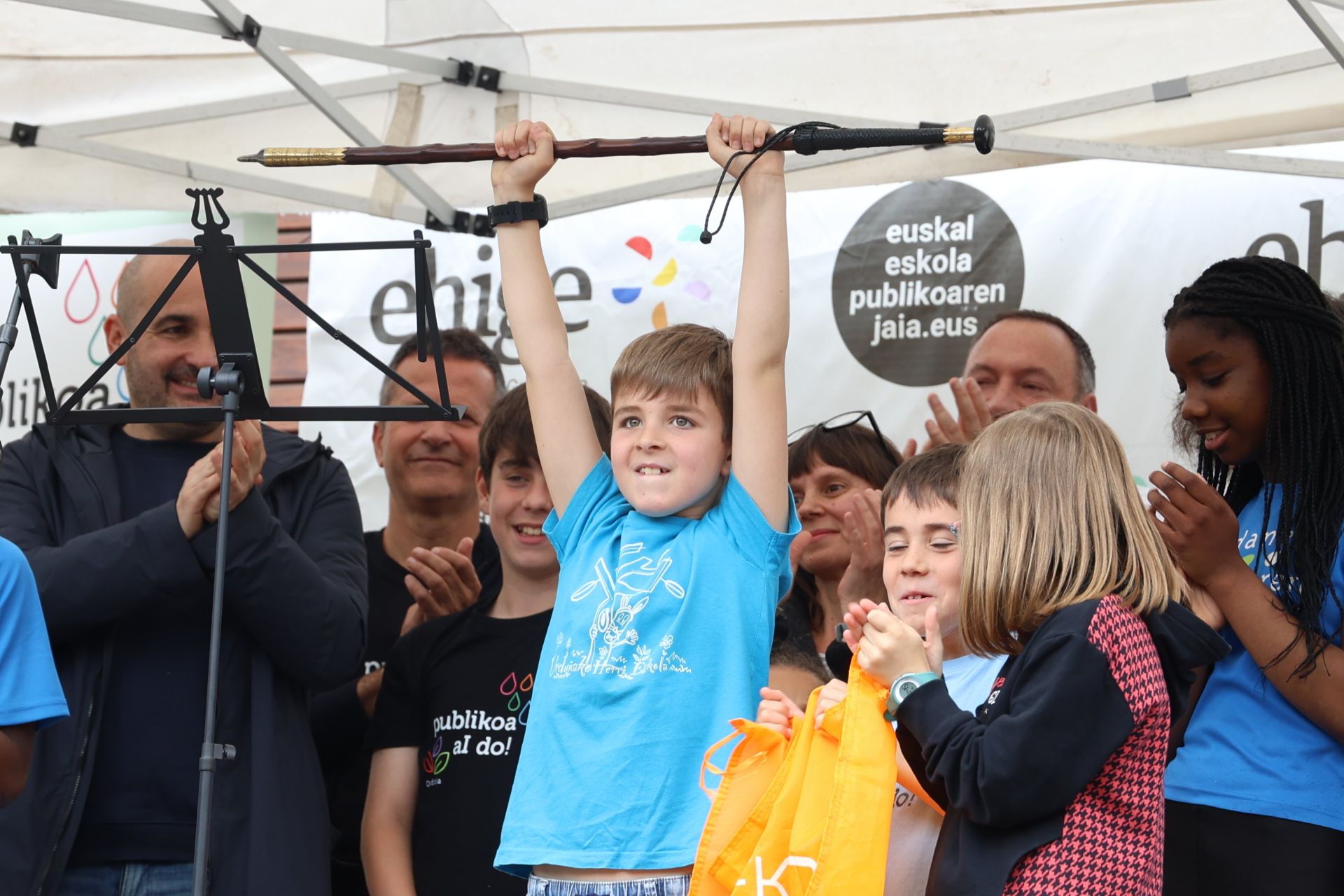 Fiesta de la escuela pública en Ordizia