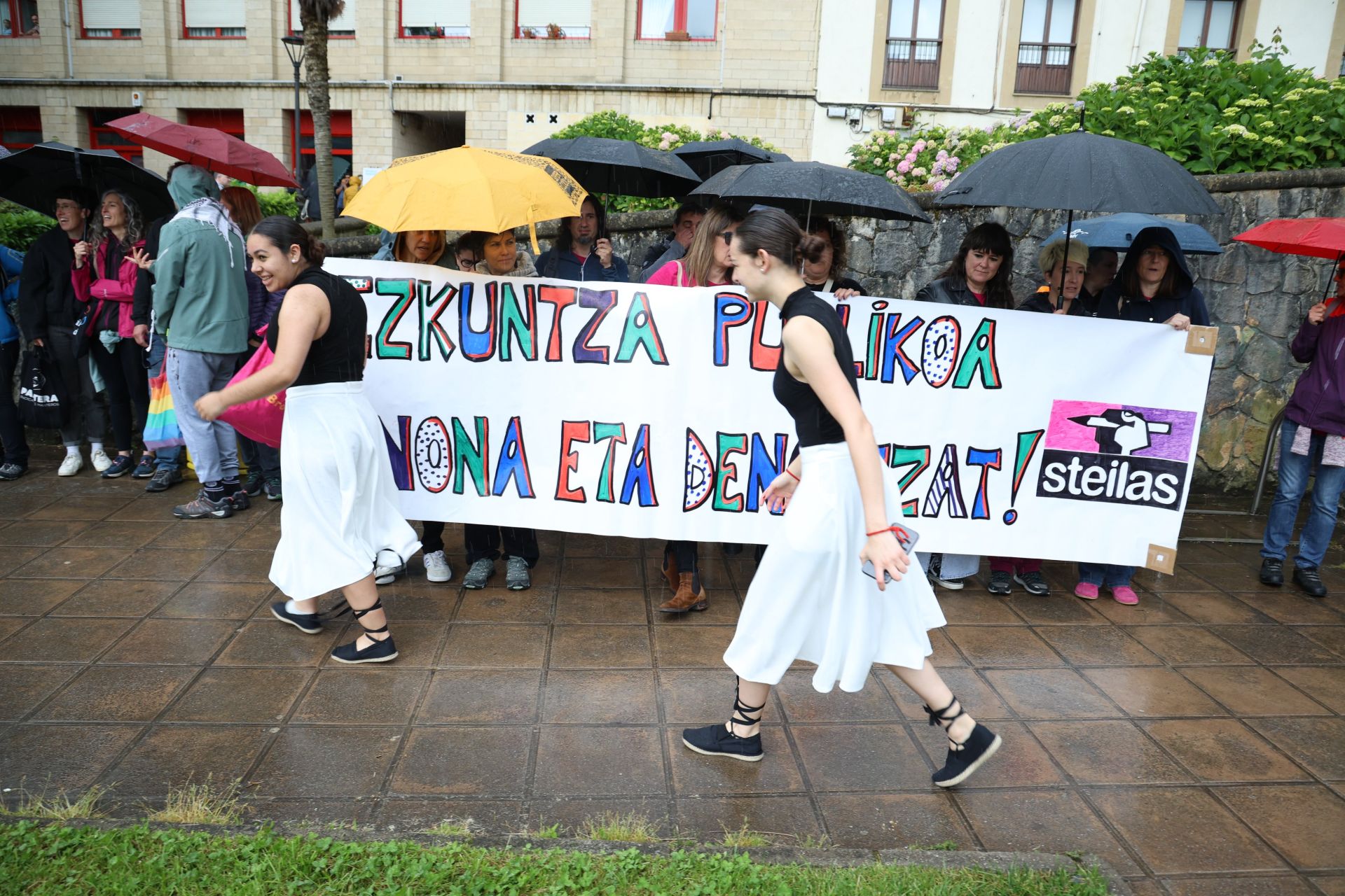 Fiesta de la escuela pública en Ordizia