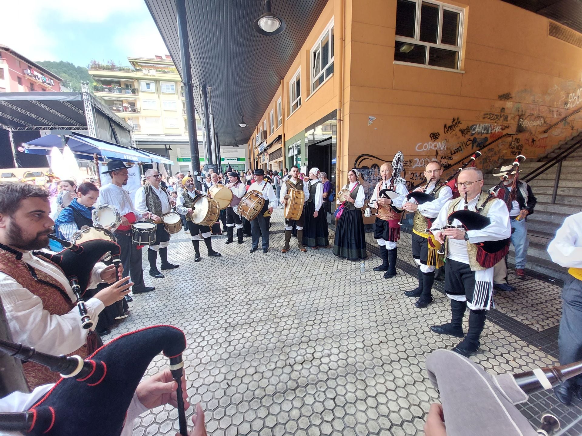 Las imágenes del día de Galicia en Euskadi