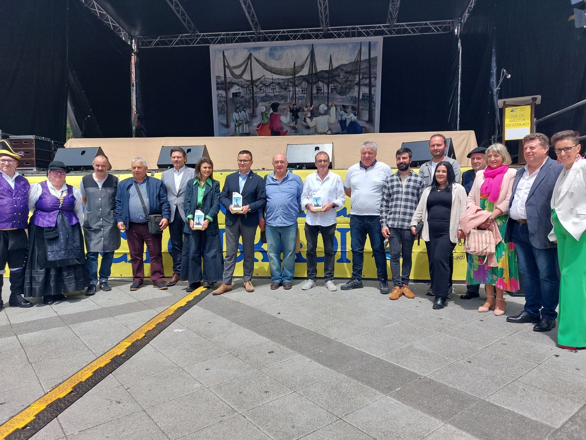 Las imágenes del día de Galicia en Euskadi