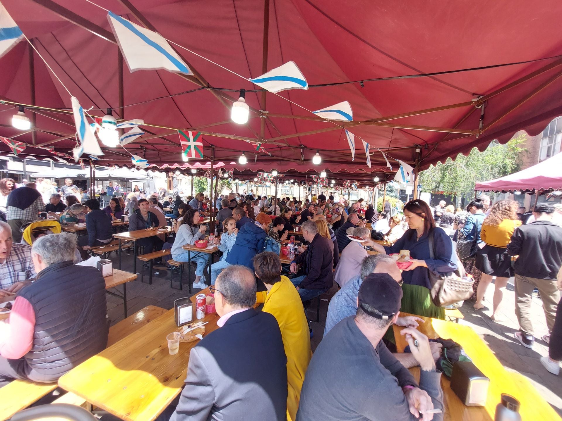 Las imágenes del día de Galicia en Euskadi