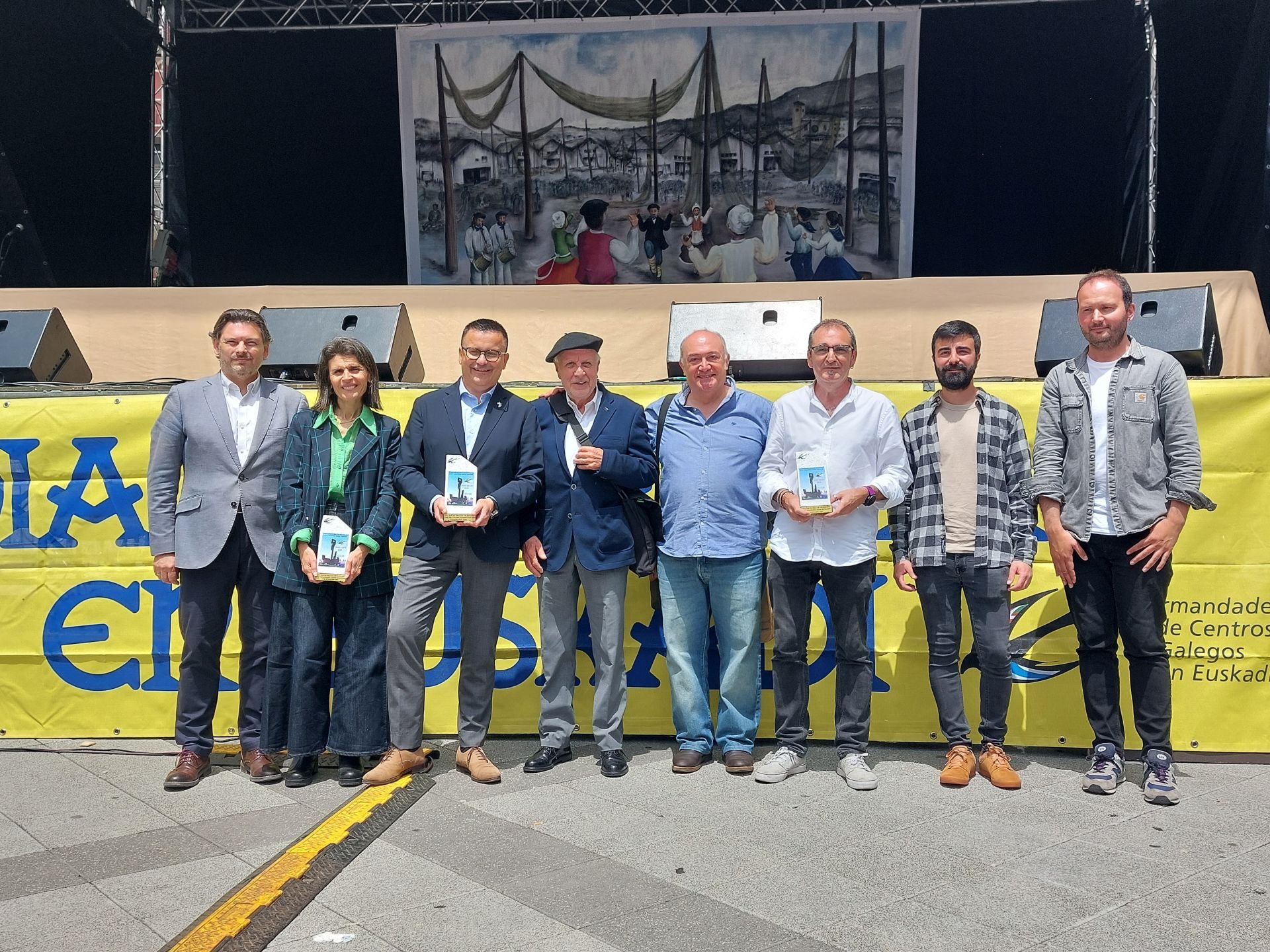 Las imágenes del día de Galicia en Euskadi