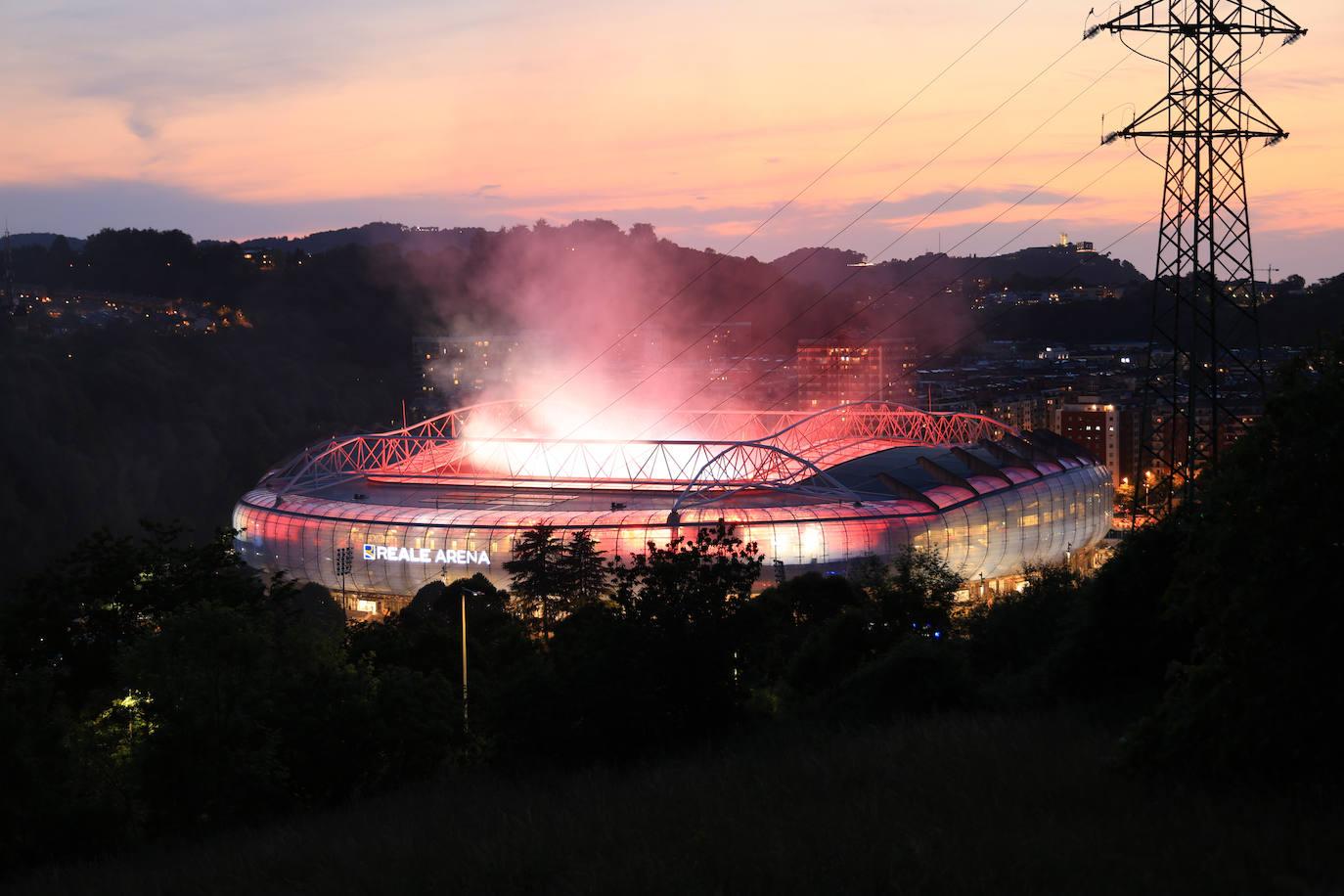 Anoeta &#039;arde&#039; con Rammstein: Las espectaculares imágenes del estadio desde Zorroaga