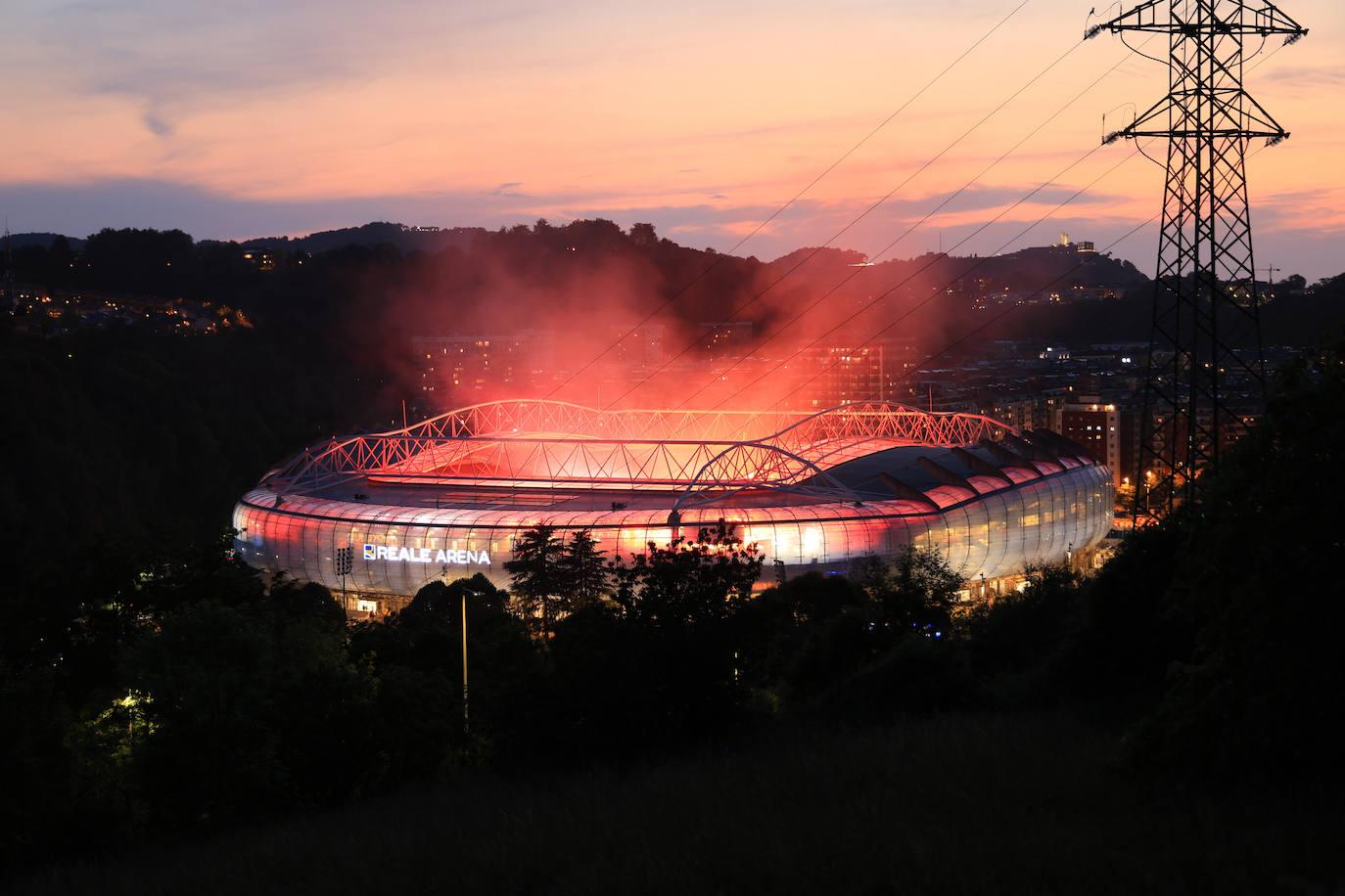 Anoeta &#039;arde&#039; con Rammstein: Las espectaculares imágenes del estadio desde Zorroaga