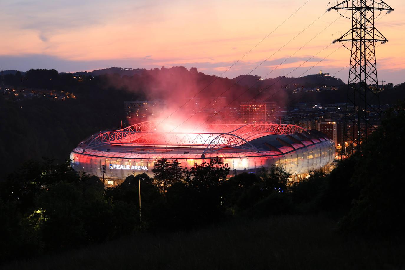Anoeta &#039;arde&#039; con Rammstein: Las espectaculares imágenes del estadio desde Zorroaga