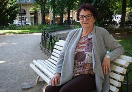 Gemma Trueba lleva dos años participando en el programa Hariak Kantuz de acompañamiento a personas mayores.