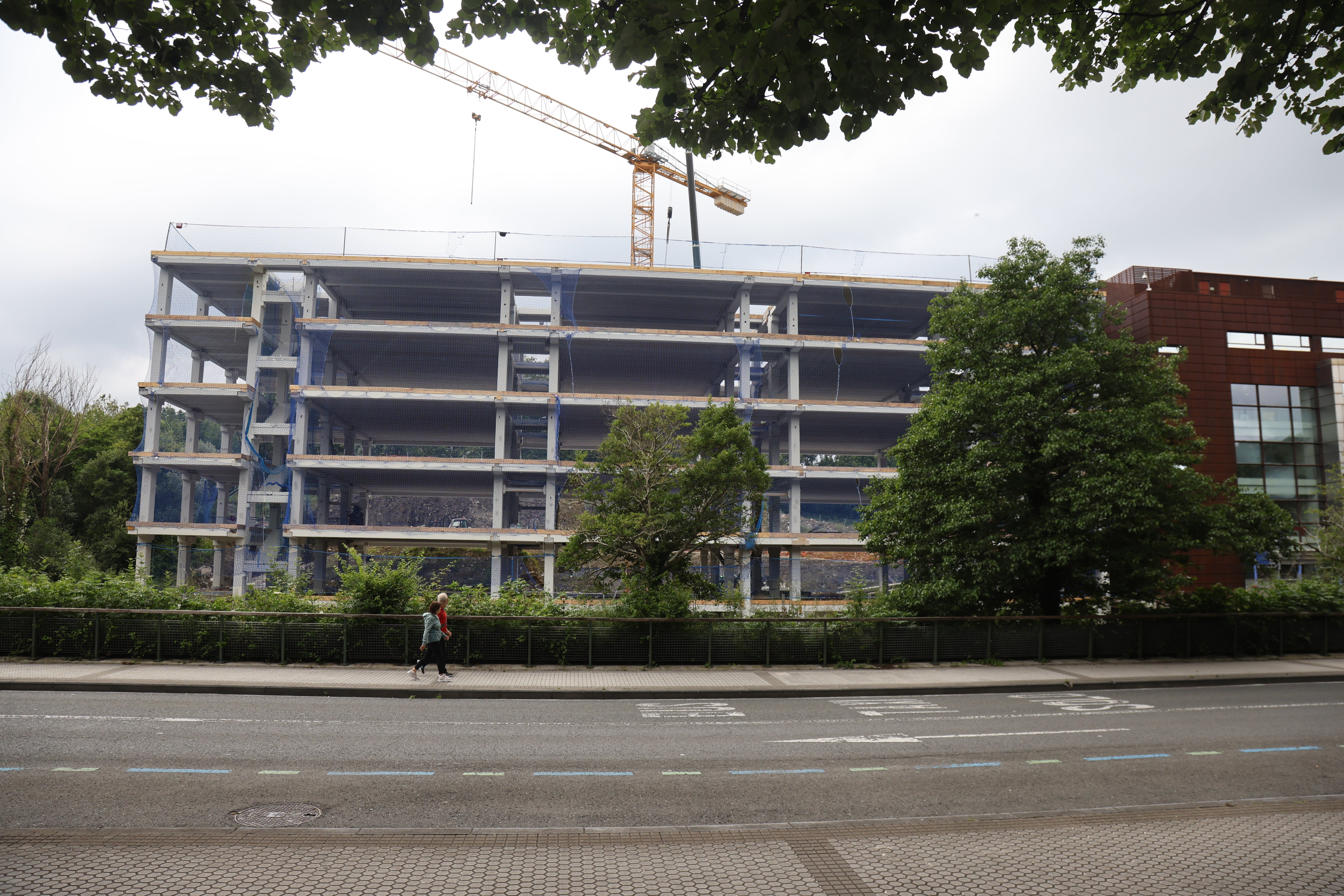 El futuro edificio que albergará el superordenador cuántico va tomando forma.