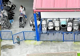 Imagen del exterior de la haurreskola pública Orbea, en Eibar.