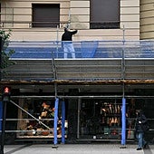 Lista de espera de unos ocho meses en Gipuzkoa para las obras en fachadas