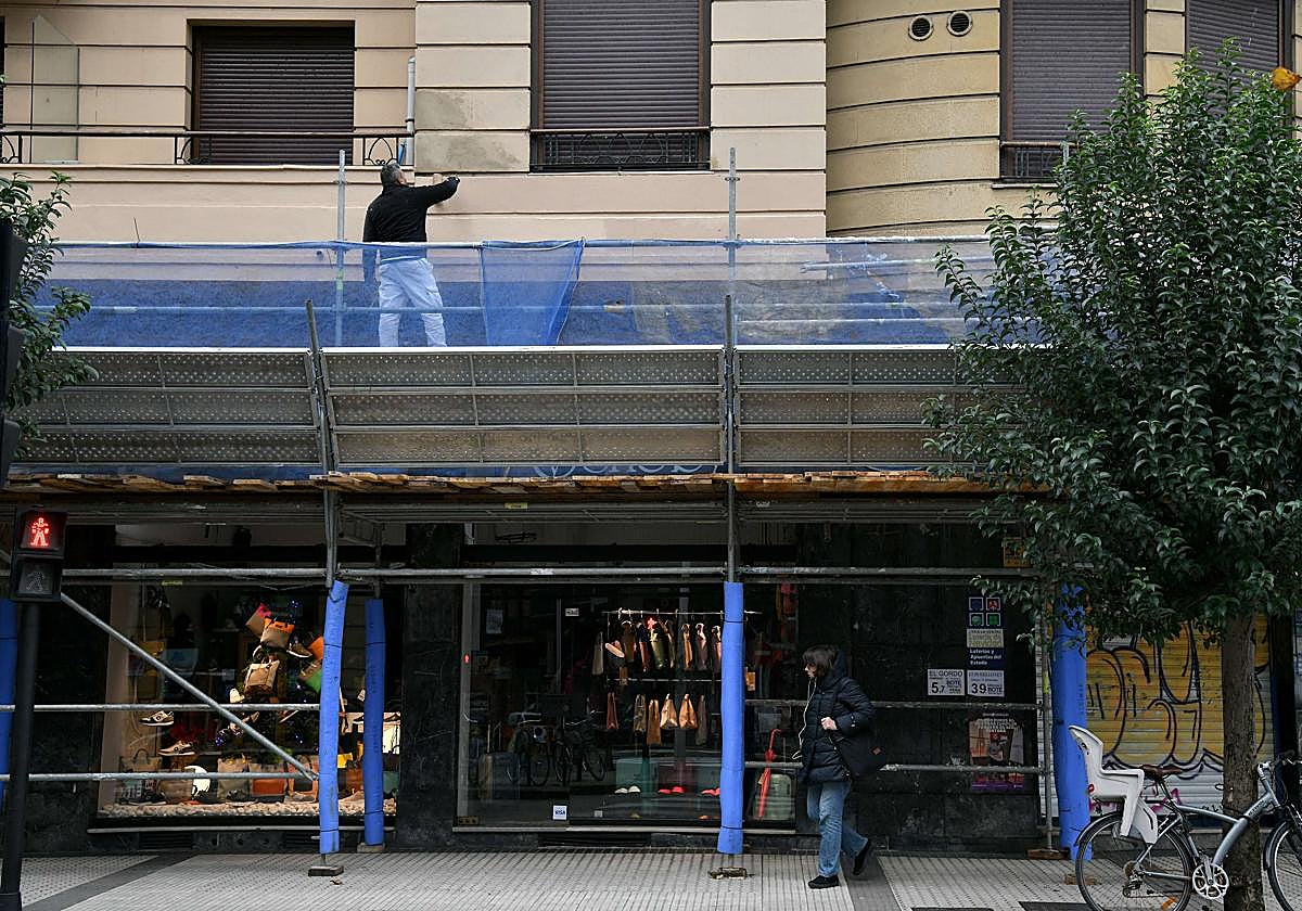 Lista de espera de unos ocho meses en Gipuzkoa para las obras en fachadas