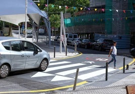 Nueva calzada de coexistencia en Larratxo.