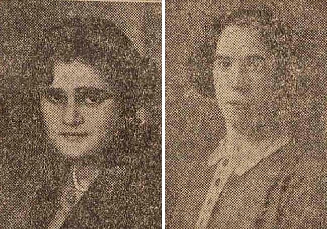 Epifania Estal Imaz, de 16 años, y Toribia Uraindegui Egaña, de 21, dos de las heridas más graves en el accidente.