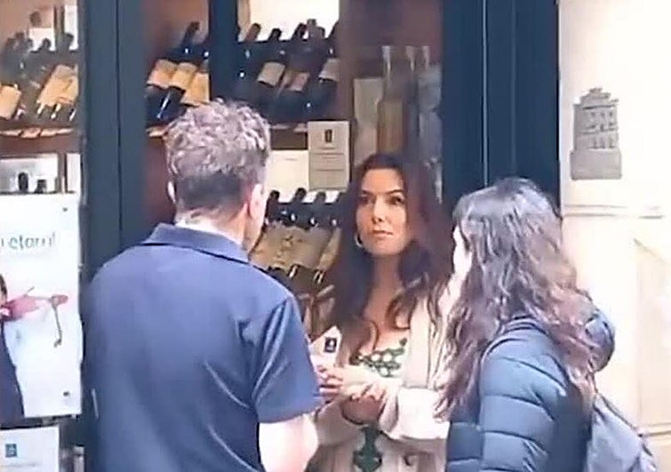 Eva Longoria, en la Parte Vieja de San Sebastián