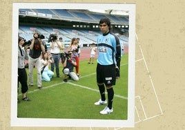 Claudio Bravo, el día de su presentación con la Real Sociedad en 2006.