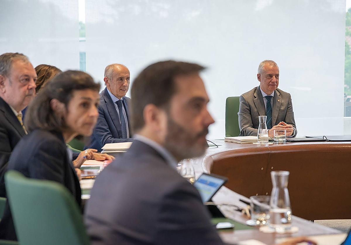 Iñigo Urkullu y los consejeros en funciones se han reunido este martes por última vez.