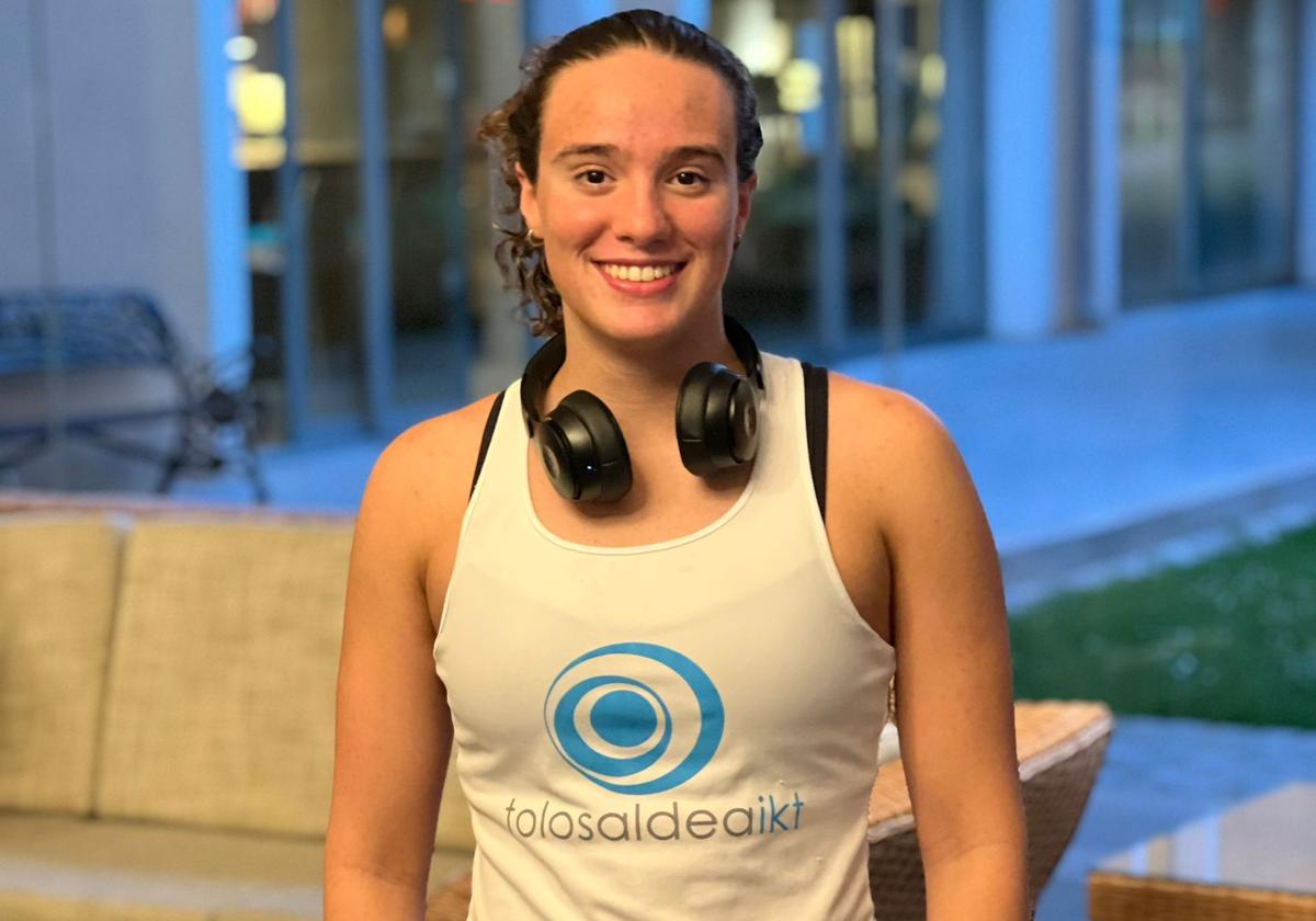 La nadadora del Tolosaldea Nahia Garrido logró la mínima para el Europeo Junior en 100 espalda.