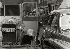 Tráfico difícil en los años sesenta y setenta.