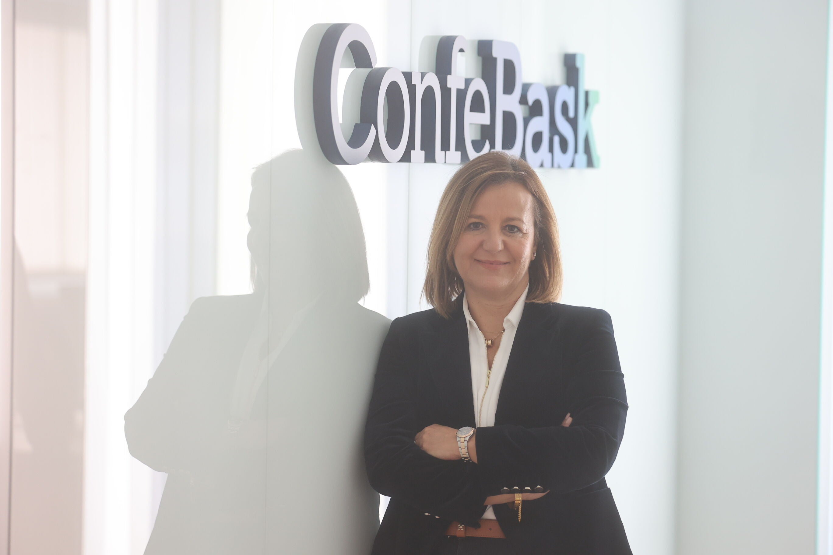 La presidenta de Confebask, Tamara Yagüe.