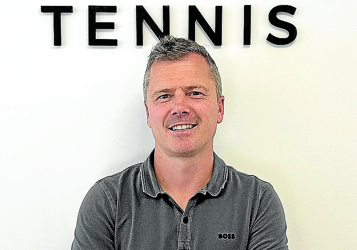 Adolfo Gómez Pinter en las instalaciones de San Sebastián.