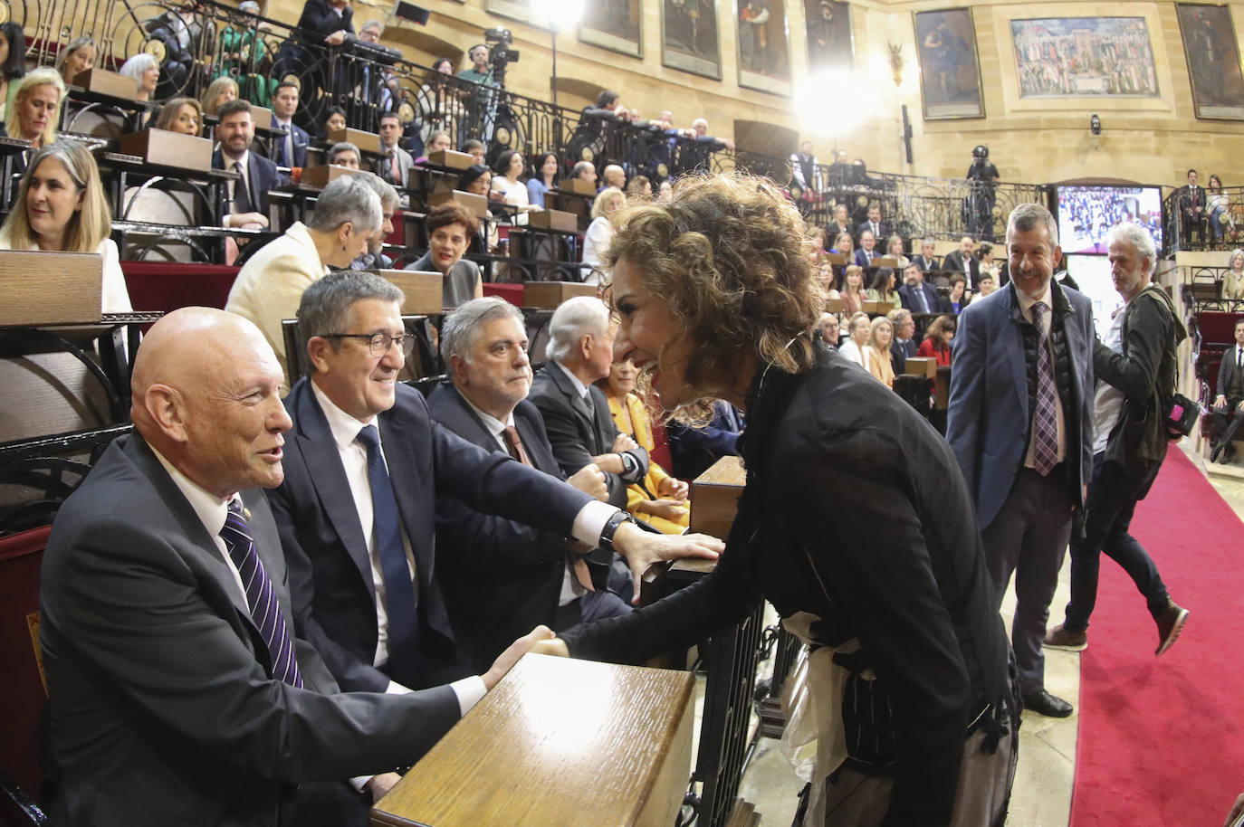 Acto de jura y toma de posesión de Imanol Pradales como lehendakari