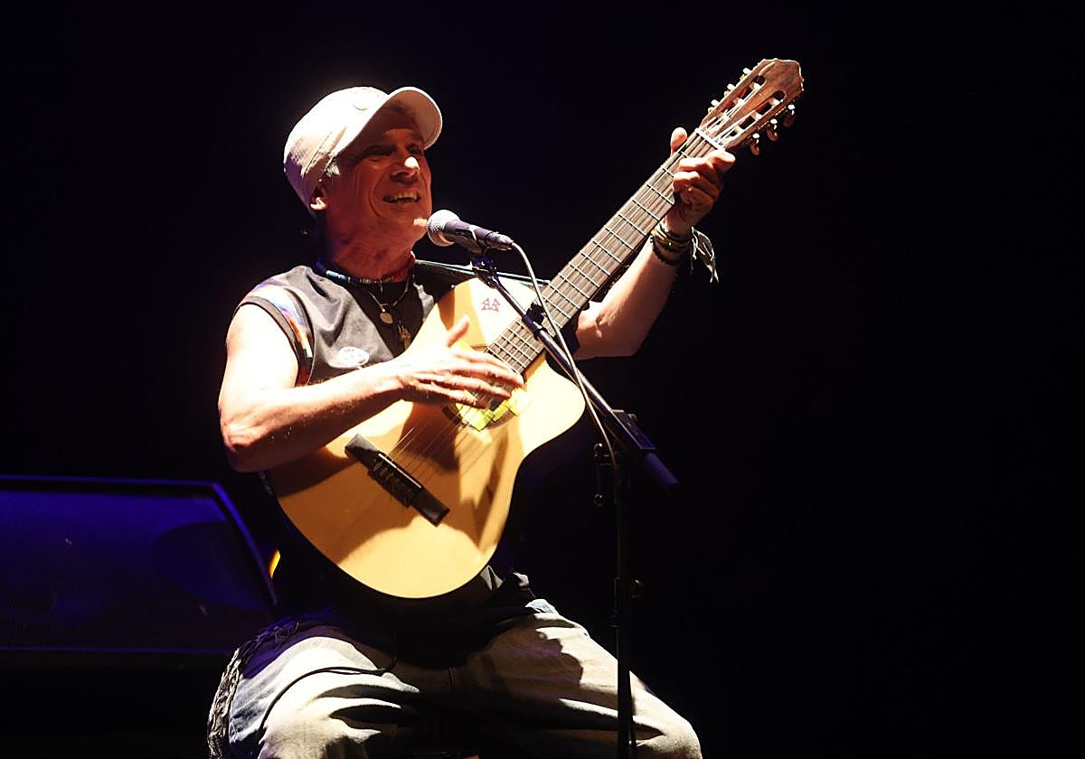 Manu Chao durante un concierto en Salamanca este 2024.