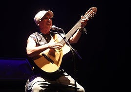 Manu Chao durante un concierto en Salamanca este 2024.