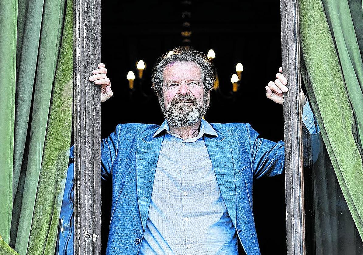 Michael Lamb, en el palacio de Miramar de San Sebastián