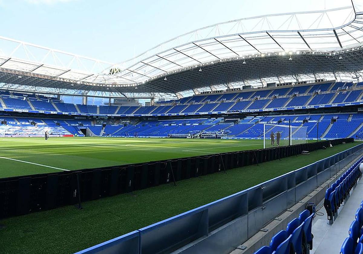 El estadio Reale Arena, por dentro.