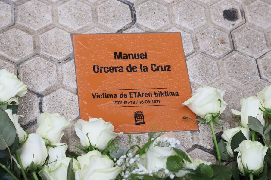 Donostia rinde tributo a la memoria de Manuel Orcera