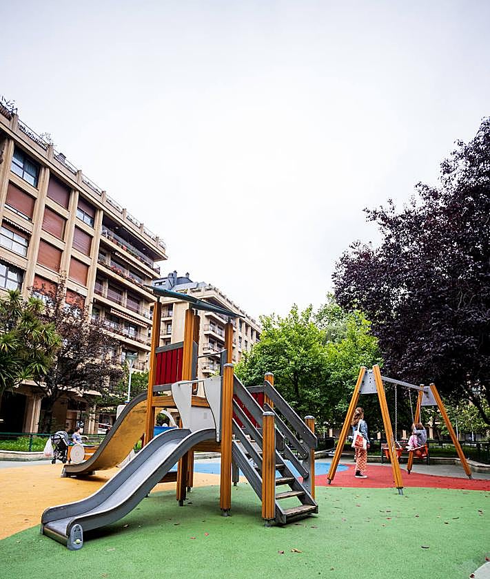 Imagen secundaria 2 - Parques renovados en Cristina Enea, Sagüés y plaza del Txofre.