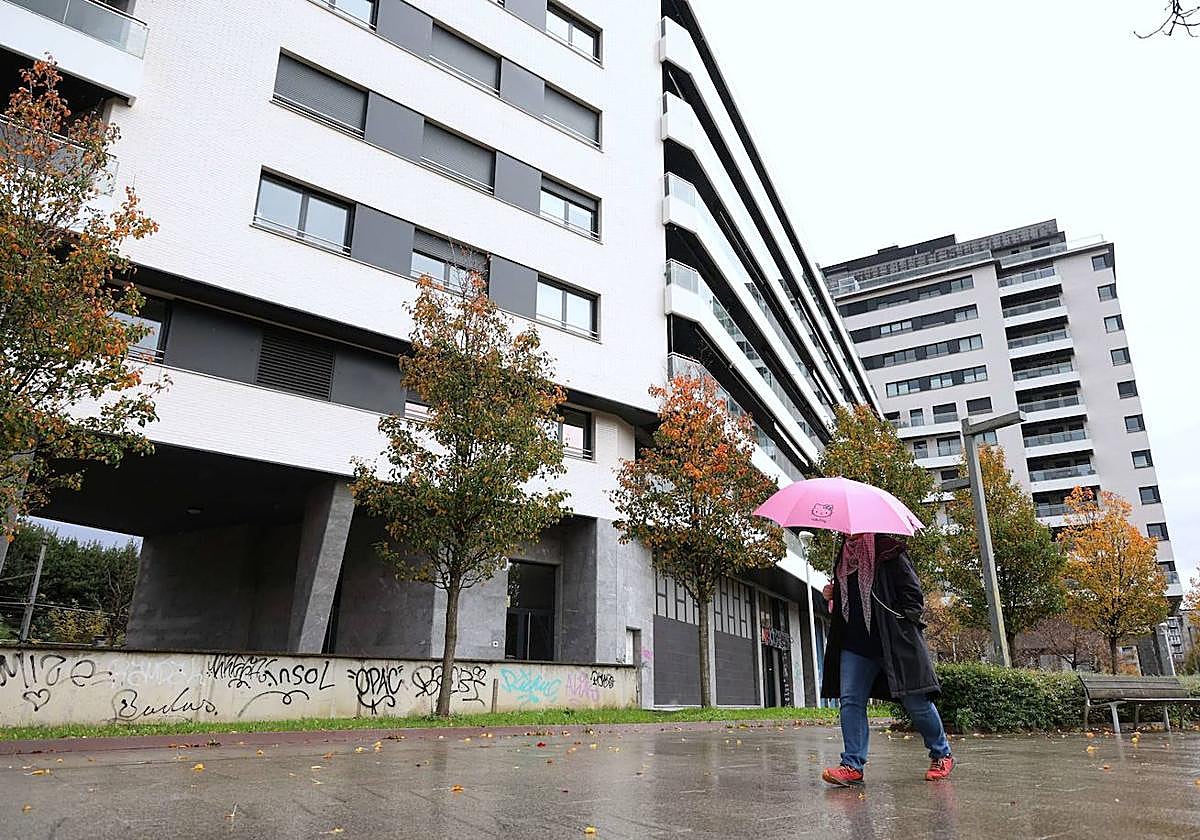 La comunidad de vecinos de este bloque en Donostia consiguió en 2023 que no hubiera pisos turísticos en él.