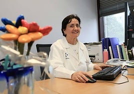 Edurne Zapirain, psiquiatra de la Red de Salud Mental de Gipuzkoa.