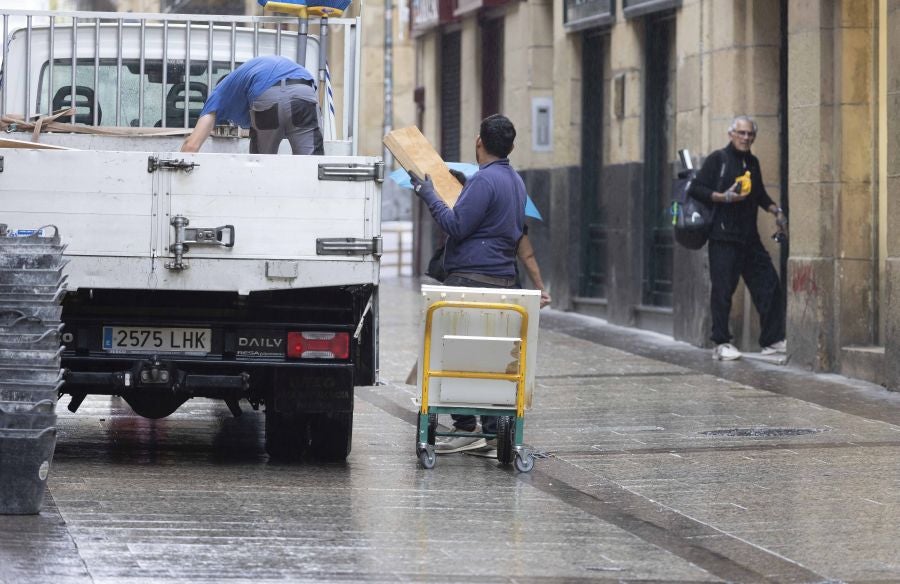 Julio arranca gris y lluvioso
