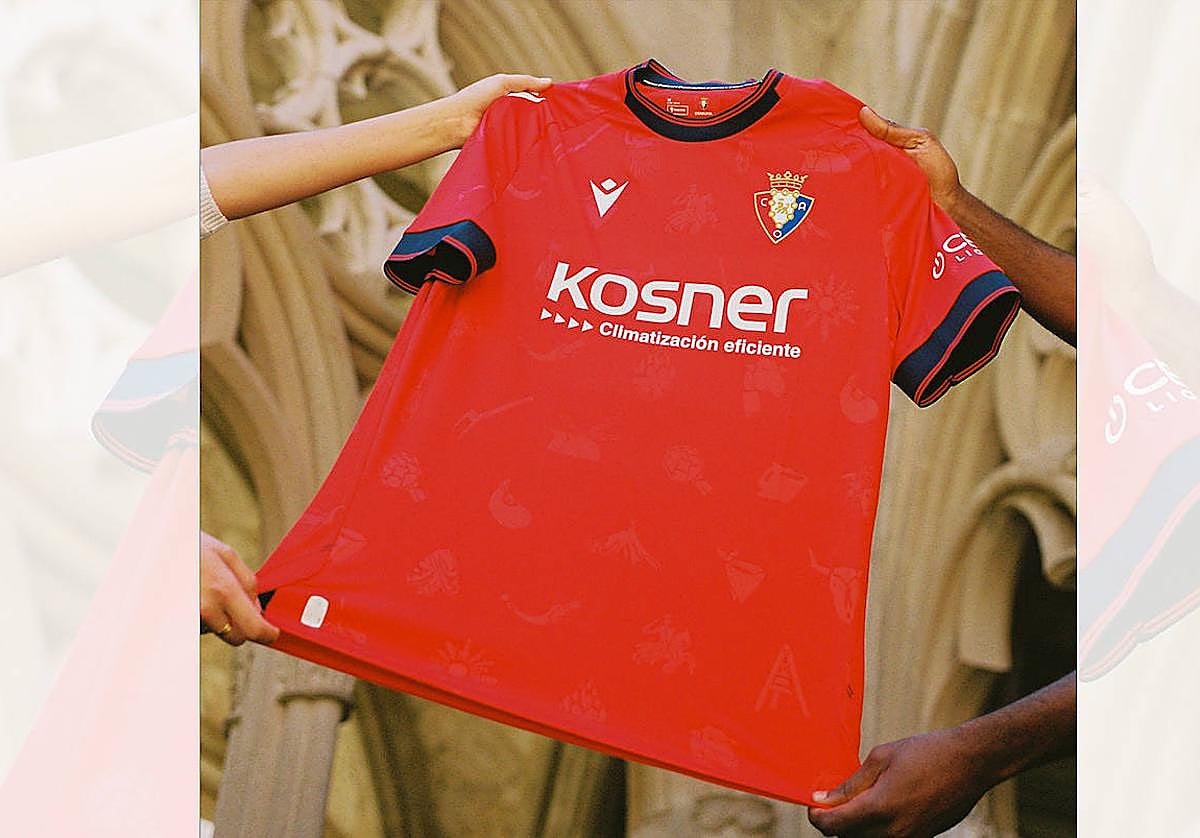 La nueva camiseta de Osasuna para la temporada 24/25