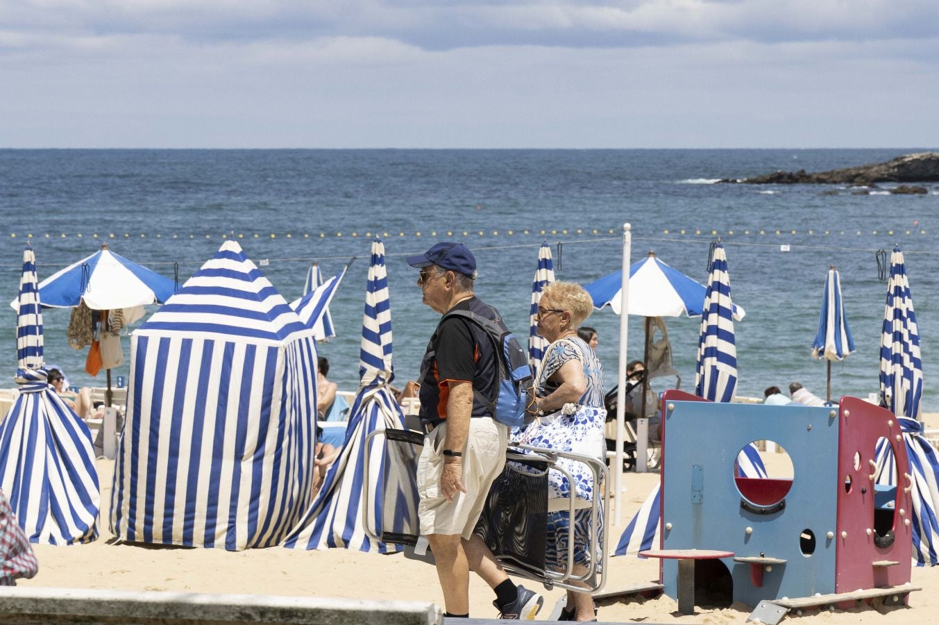 Un espejismo del verano en San Sebastián