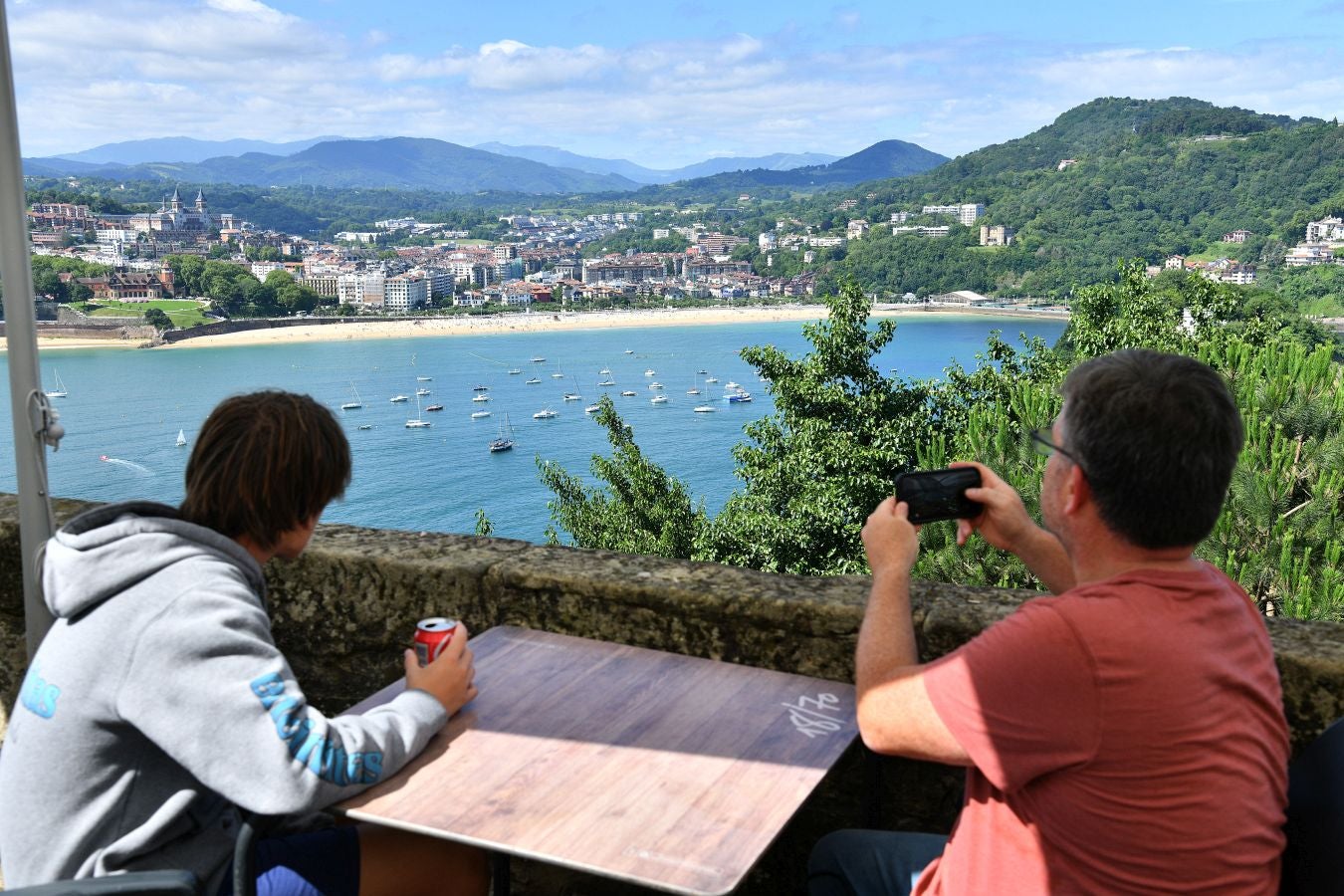 Un espejismo del verano en San Sebastián