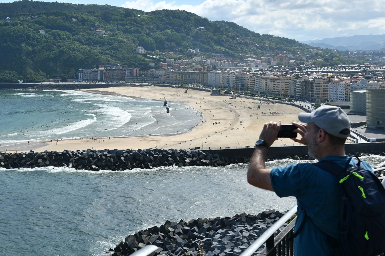 Un espejismo del verano en San Sebastián