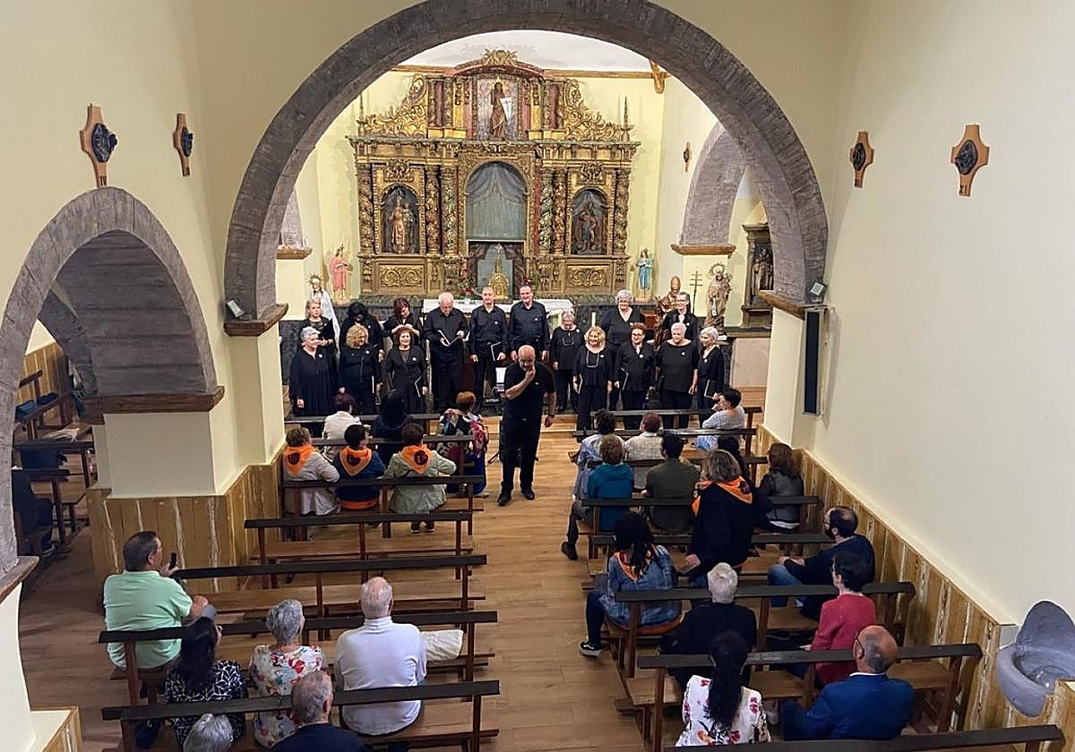El Orfeón de Debabarrena, en su concierto ofrecido en tierras leonesas.