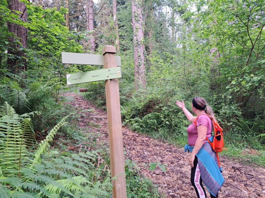 Paseo hasta la cima de Andatza