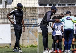 Matuidi en la piña de Miami Elite, el equipo de su hijo.