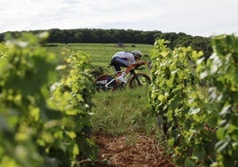 Evenepoel, en la crono.