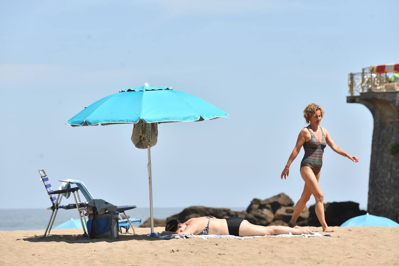 Playas y ríos por fin llenos en Gipuzkoa