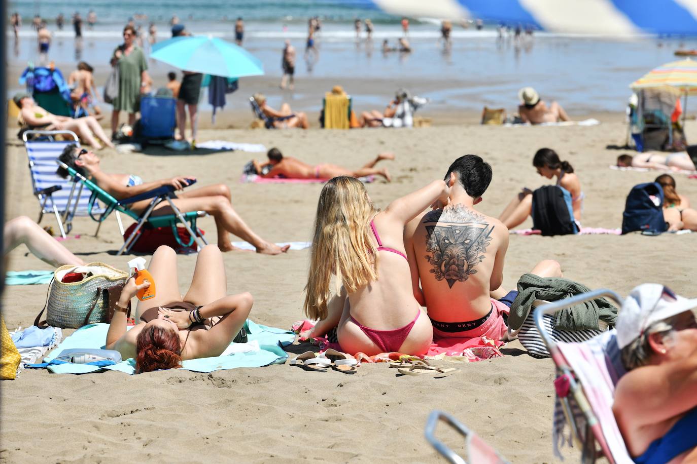 Playas y ríos por fin llenos en Gipuzkoa