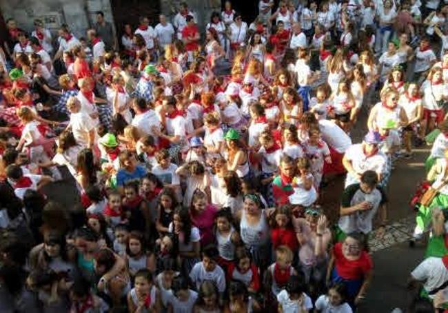 Fiestas de San Fermín en Lesaka, día de peñas