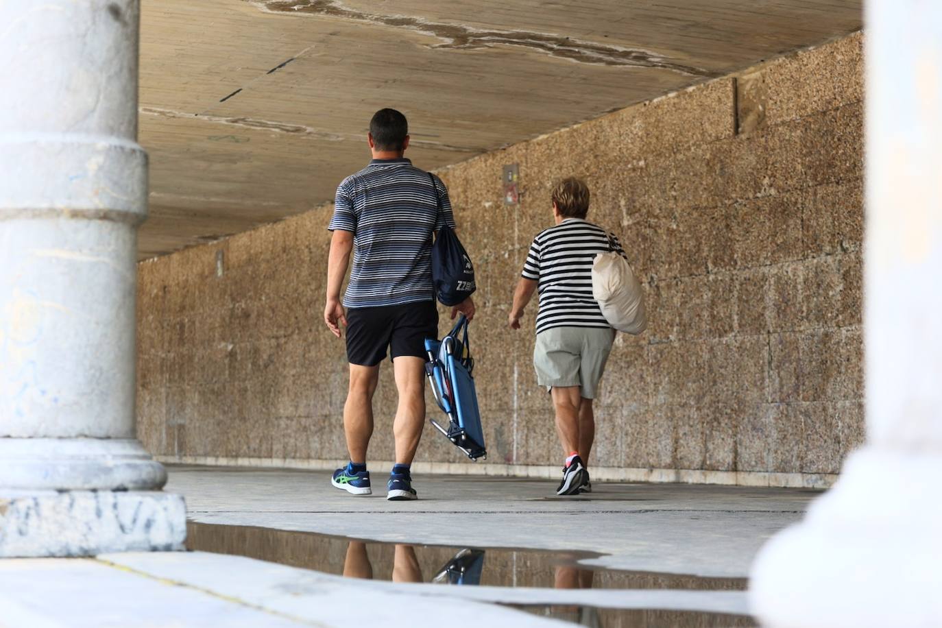 Las nubes y el calor protagonizan la jornada de hoy en Donostia